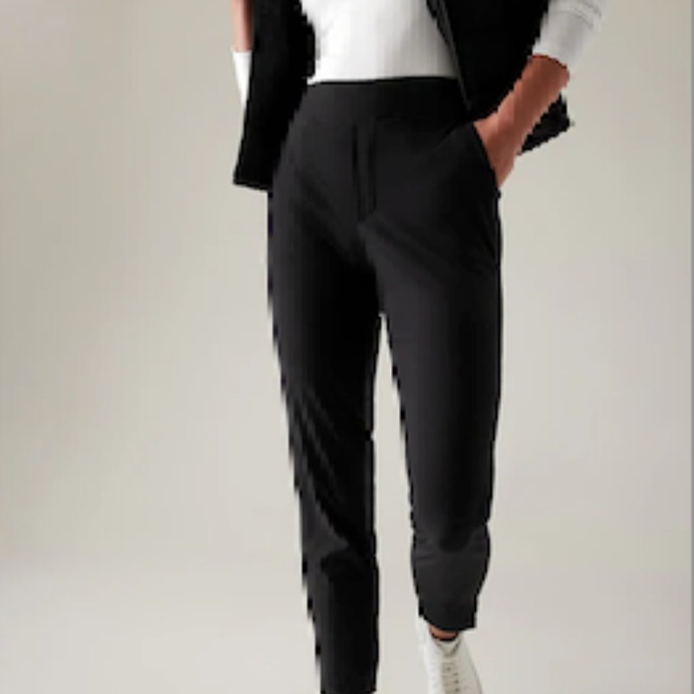 Athleta Brooklyn Ankle Pant Black Size 8 TALL